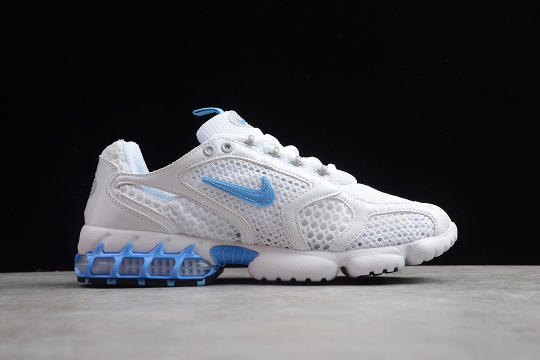 2020 Nike Zoom Spiridon Caged 2 White Baby Blue For Women